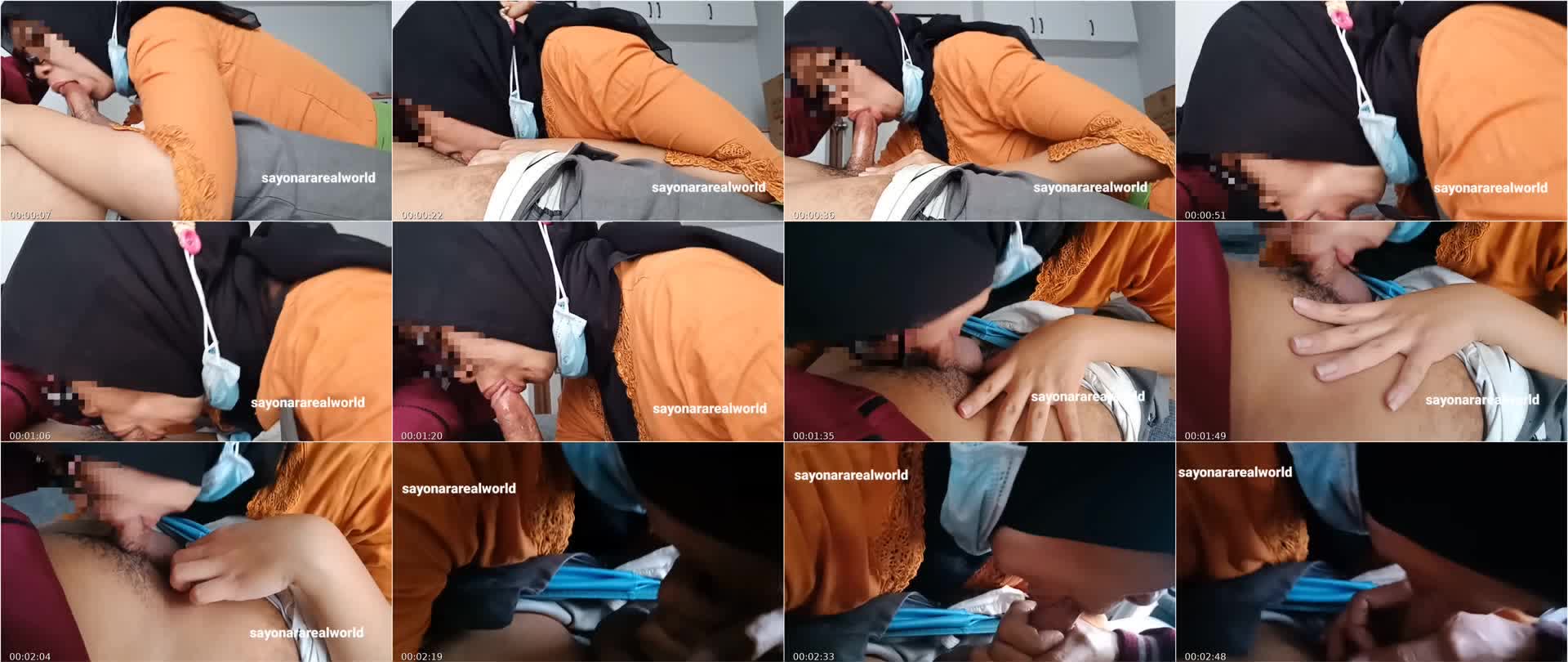 Hijab Bali Deep Throat Part 1